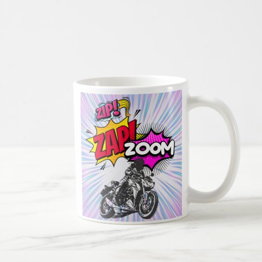 Zip, zap, Zoom Klassische Tasse (Rechts)