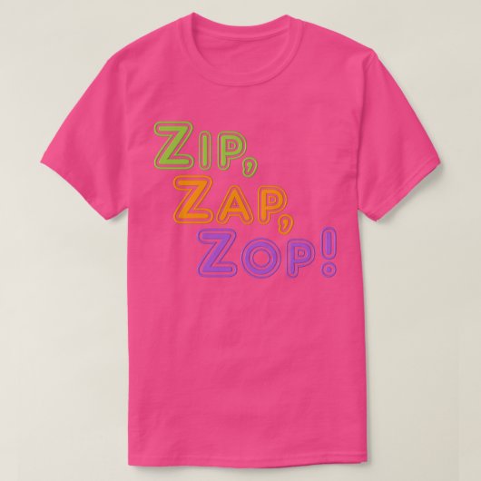 Zip Zap Zop T-Shirt (Design vorne)