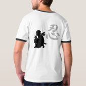 Zipangu Wecker T Ninja T-Shirt (Schwarz voll)