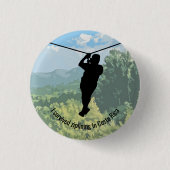 Zipline Adventure Design-Button Button (Vorderseite)
