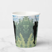 Zipline Adventure Design Pappbecher (Links)