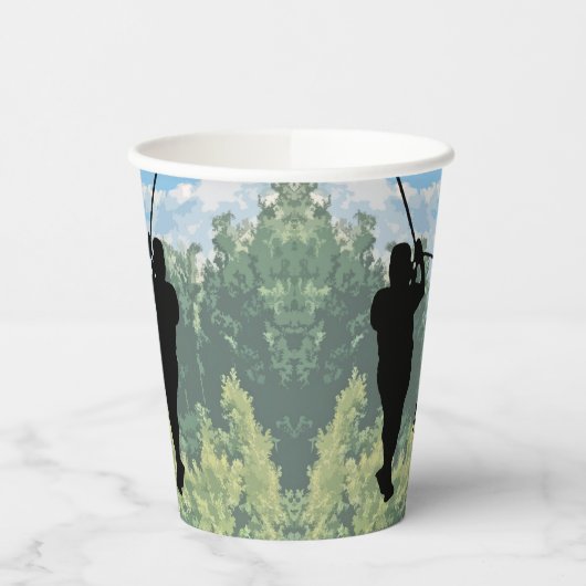 Zipline Adventure Design Pappbecher (Links)