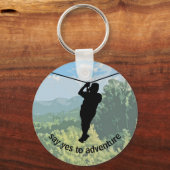 Zipline Adventure Design Schlüsselanhänger (Vorderseite)