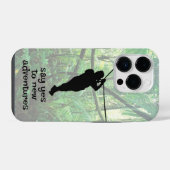 Zipline Adventure Design Smartphone Case iPhone Hülle (Rückseite (Horizontal))