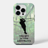 Zipline Adventure Design Smartphone Case iPhone Hülle (Rückseite)