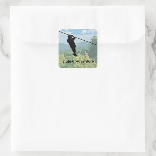 Zipline Adventure Sticker (Tasche)