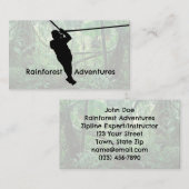 Zipline Design Business Card Visitenkarte (Vorne/Hinten)