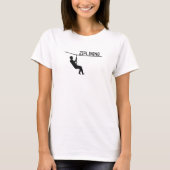 Zipline Design T-Shirt (Vorderseite)