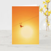 Zipline Karte (Gelbe Blume)