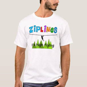 ZipLine Liebhaber-Geschenke T-Shirt
