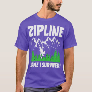 Zipline Macht Alles Fein Abenteuer TShirt
