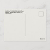 Zipline Postkarte (Rückseite)