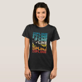 Zipline Ziplining T-Shirt (Vorne ganz)