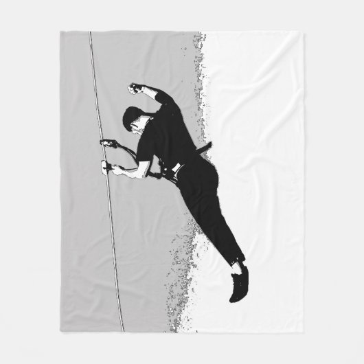 Zipliner Pro - Ziplining Run Fleecedecke (Vorderseite)