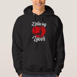 Ziplining Hobby Sports Zipline Redewendungen Hoodie