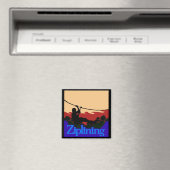 Ziplining Skyrider Magnet (In Situ (Geschirrspüler))