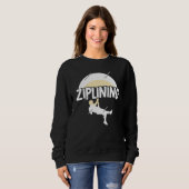 Ziplining Zipline Redewendungen Hobby Sports Sweatshirt (Vorne ganz)