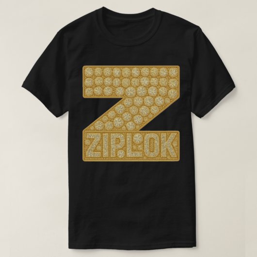 Ziplok - Gold Diamant Logo - T-Shirt (Design vorne)