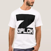Ziplok - Schwarz Logo T-Shirt (Vorderseite)