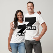 Ziplok - Schwarz Logo T-Shirt (Unisex)