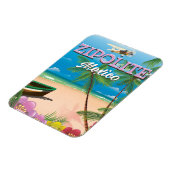 Zipolite Mexico Strandposter Magnet (Linke Seite)