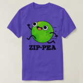 Zippea Niedlich Zippy Pea Pun T-Shirt (Design vorne)