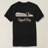 Zippel Bay Staat Park Minnesota Begrüßungszeichen T-Shirt (Design vorne)
