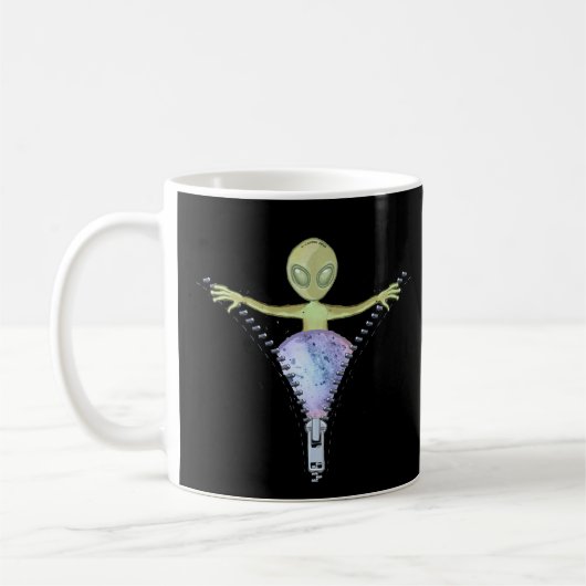 Zipper Alien Tasse (Links)