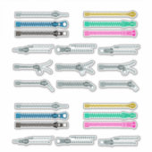 Zipper Aufkleber (Vorderseite)