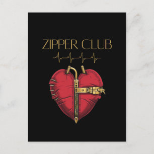 ZIPPER CLUB, Herztransplantation, Operation des of Postkarte