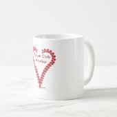 Zipper Club Member Coffee Mug Heart Art Kaffeetasse (VorderseiteRechts)