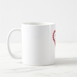 Zipper Club Member Coffee Mug Heart Art Kaffeetasse