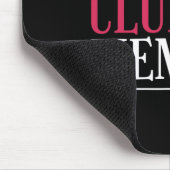 Zipper Club Mitglied Herzerkrankungen Bewusstsein Mousepad (Ecke)