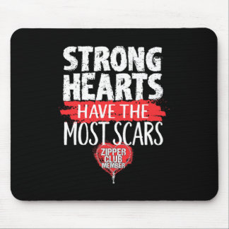Zipper Club Mitglied Offenes Herz Operation Surviv Mousepad