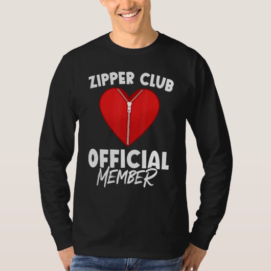 Zipper Club Open Heart Surgery Recovery T-Shirt (Vorderseite)