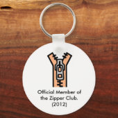 Zipper Club Schlüsselanhänger (Vorderseite)