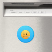 Zipper Emoji Magnet (In Situ (Geschirrspüler))