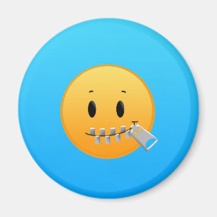 Zipper Emoji Magnet