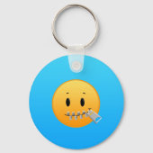 Zipper Emoji Schlüsselanhänger (Vorderseite)