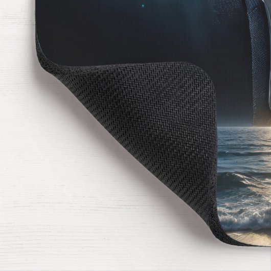 Zipper Entzipping Moonlight Mousepad (Ecke)