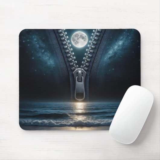 Zipper Entzipping Moonlight Mousepad (Mit Mouse)