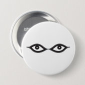 Zipper Eyes Button (Vorne & Hinten)