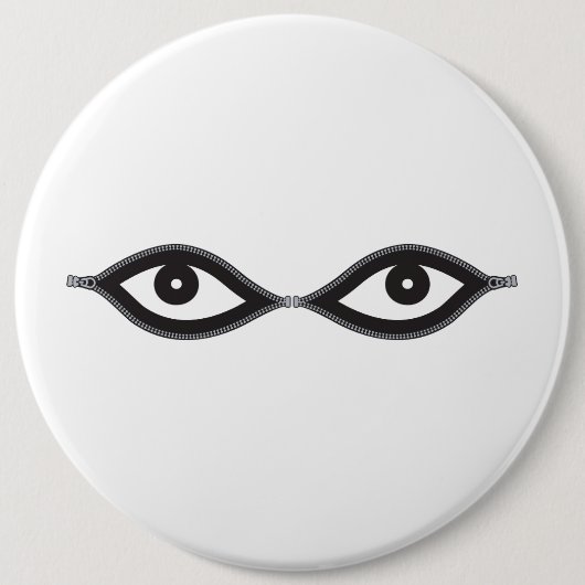 Zipper Eyes Button (Vorderseite)