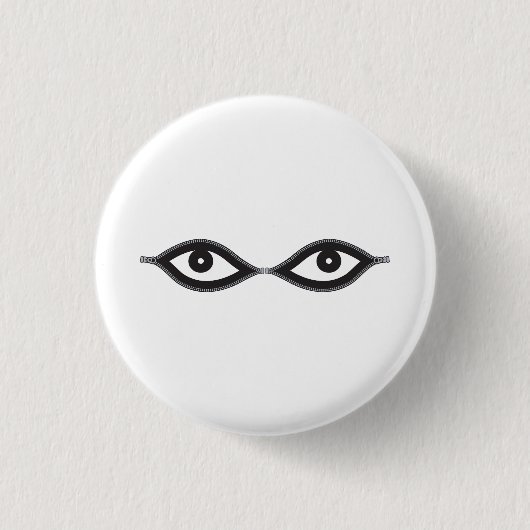 Zipper Eyes Button (Vorderseite)