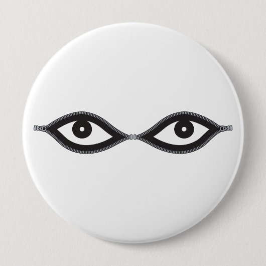 Zipper Eyes Button (Vorderseite)
