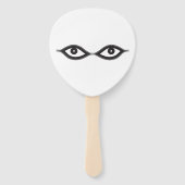 Zipper Eyes Fächer (Rückseite)