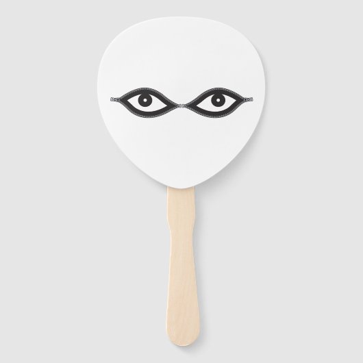 Zipper Eyes Fächer (Vorderseite)