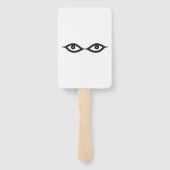 Zipper Eyes Fächer (Rückseite)