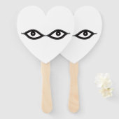 Zipper Eyes Fächer (Vorne und Hinten)