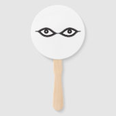 Zipper Eyes Fächer (Vorderseite)